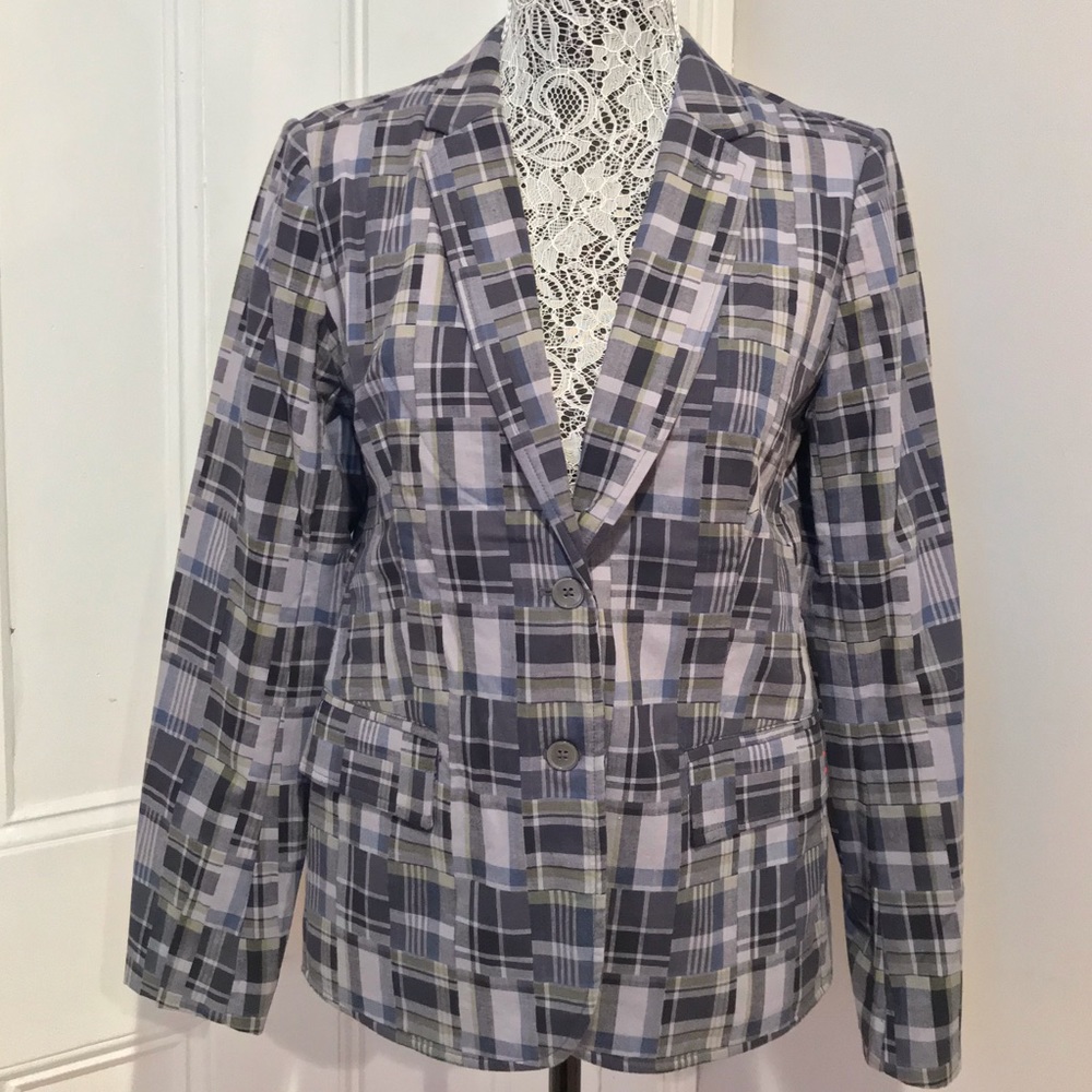 ED by Ellen Degeneres plaid blazer